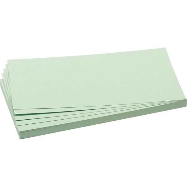 Franken UMZ102019 Cartoncino Di Presentazione - Rettangolo, 205 X 95 Mm, Verde Chiaro, 500 Pezzi-image