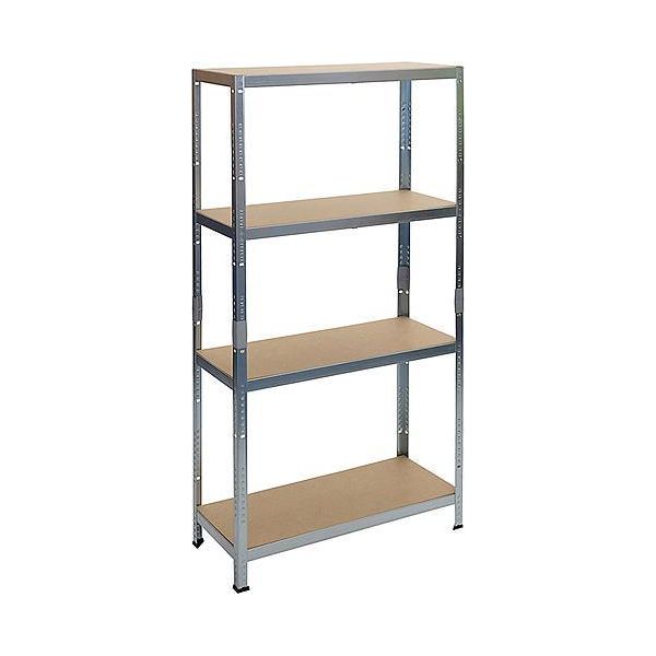Scaffale Racks RAT20 Ms, Metallo, Mdf, 4 Ripiani, 1800X900X400 Mm, Max. 175 Kg/Ripiano-image