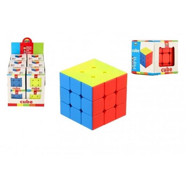 Puzzle Cubo 3X3X3 In Plastica 5,5X5,5X5,5Cm In Scatola 12Pz In Scatola-image