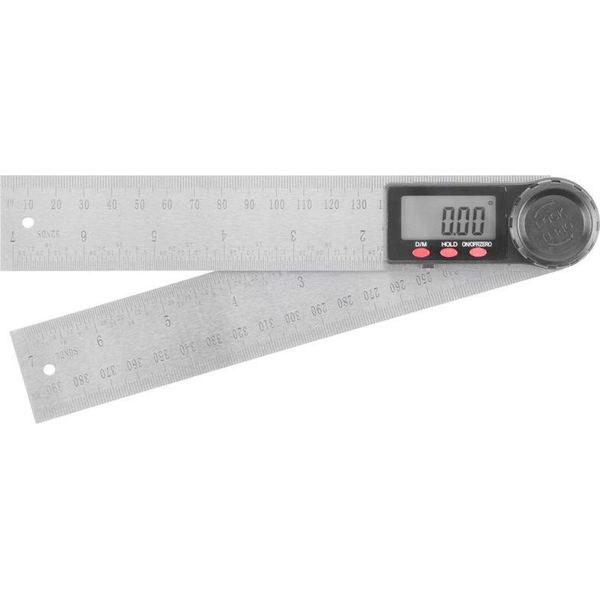 Righello Strend Pro, Digitale, Angolare 200 Mm, In Acciaio Inox, Inox, Goniometro-image