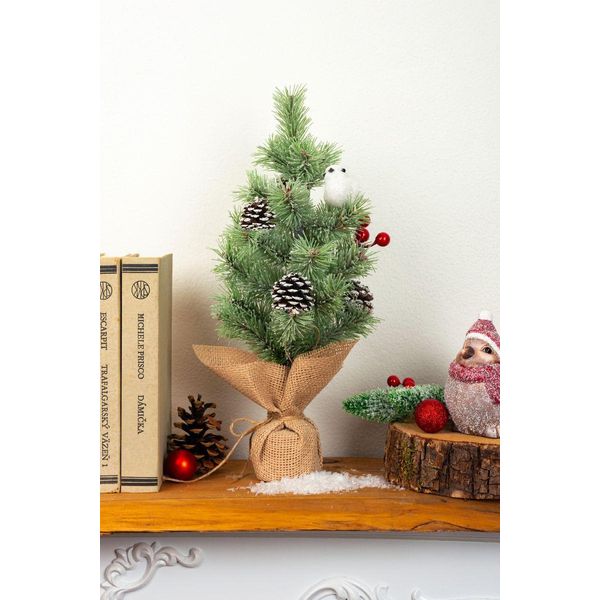 Albero Magichome Natale, Decorato, Naturale, 36 Cm-image