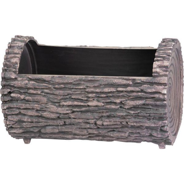Vaso Strend Pro Woodeff, Noce, 22X35 Cm, Fioriera, A Forma Di Tronco, Effetto Legno-image