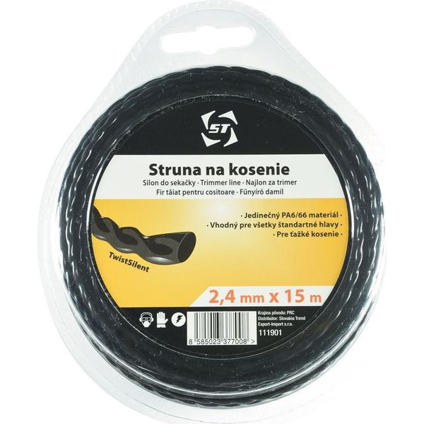 Filo Per Decespugliatore Twistsilent Professional 2,4 Mm, Lunghezza 15 M, Spirale-image