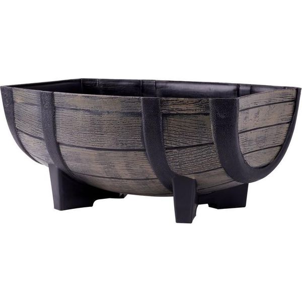 Vaso Strend Pro Woodeff, 29X41X19 Cm, Naturale, Barile, Effetto Legno-image