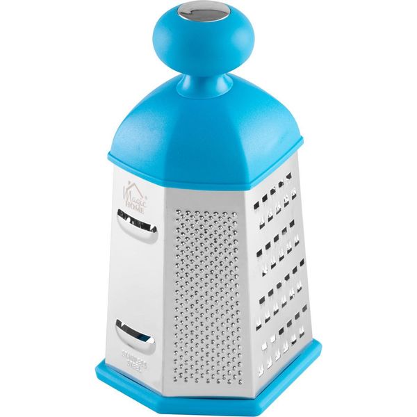 Grattugia Magichome, Multifunzione, Con Manico, 6 Lati, 12X11X22,5 Cm-image