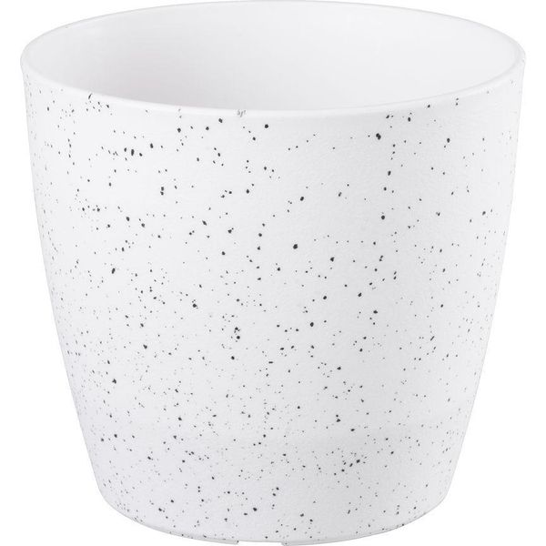 Vaso Strend Pro Stone, 23X20,5 Cm, Bianco, Effetto Pietra-image