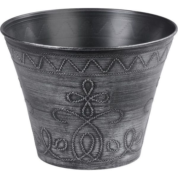 Vaso Strend Pro Flower, 24,5X19,3 Cm, Argento, Effetto Metallico-image
