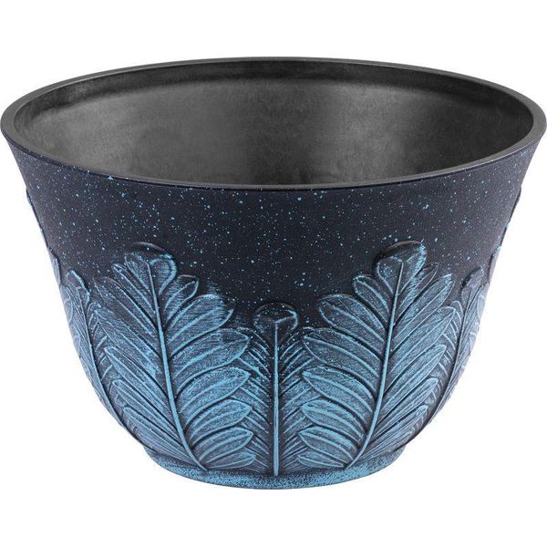 Vaso Strend Pro Flower, 30X19 Cm, Grigio-Blu-image
