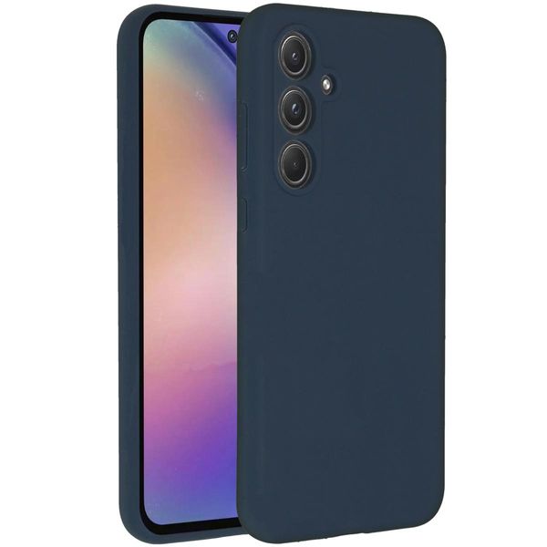 Samsung Galaxy A55 Sleeve - Silicone - Custodia Morbida Accezz/Copertura Posteriore - Blu Scuro-image
