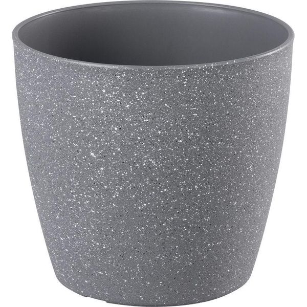 Vaso Strend Pro Stone, 23X20,5 Cm, Grigio, Effetto Pietra-image