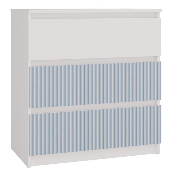 Cassettiera Con Cassetti Per Camera Dei Bambini Duster - Bianco / Blu-image