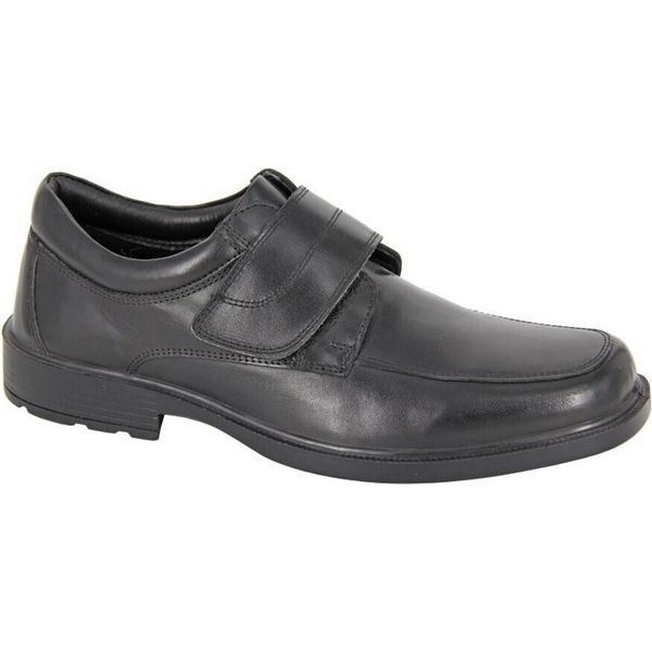 Roamers - Scarpe Da Uomo, Pelle DF2378 (45,5 Eu) (Nero)-image