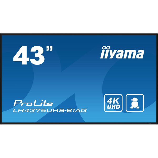 Iiyama Prolite LH4375UHS-B1AG - Classe Di Diagonale 109 Cm (43") (108 Cm (42,5""))"-image