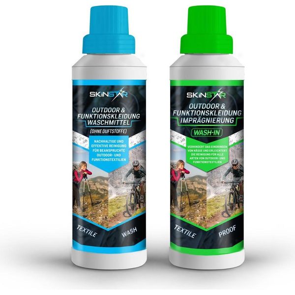 Skinstar Detergente Per Abbigliamento Esterno E Funzionale Senza Profumo + Impregnazione Per Il Lavaggio-image
