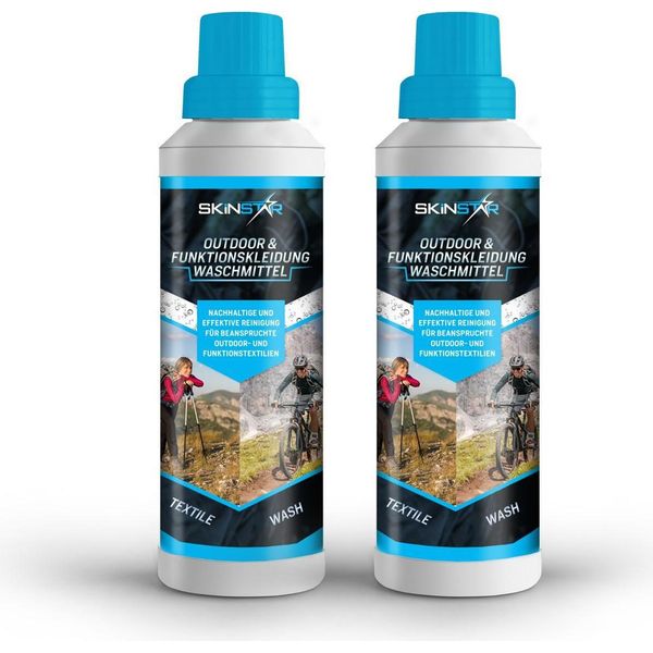 Skinstar Detergente Per Abbigliamento Esterno E Funzionale 1L Textile Wash Confezione Doppia-image
