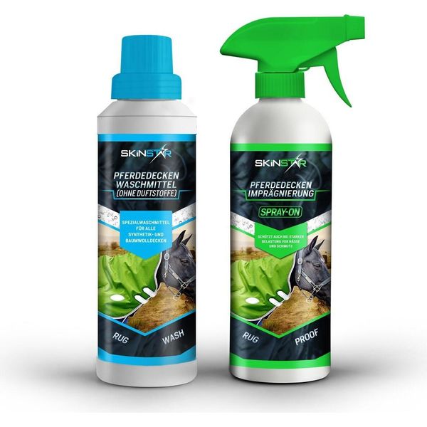 Skinstar Detergente Per Tappeti Per Cavalli Senza Profumi + Impregnazione Spray Rug-image