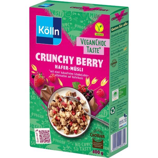 KöLln Muesli Croccante Ai Frutti Di Bosco Hafer-Muesli Vegangusto Cioccolato, 400G-image