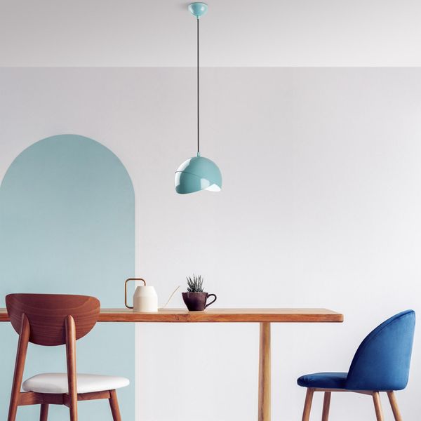 Opviq, Pacman - Turchese, Lampadario, Turchese, Corpo In Metallo, 20 X 20 X 22 - 114 Cm-image