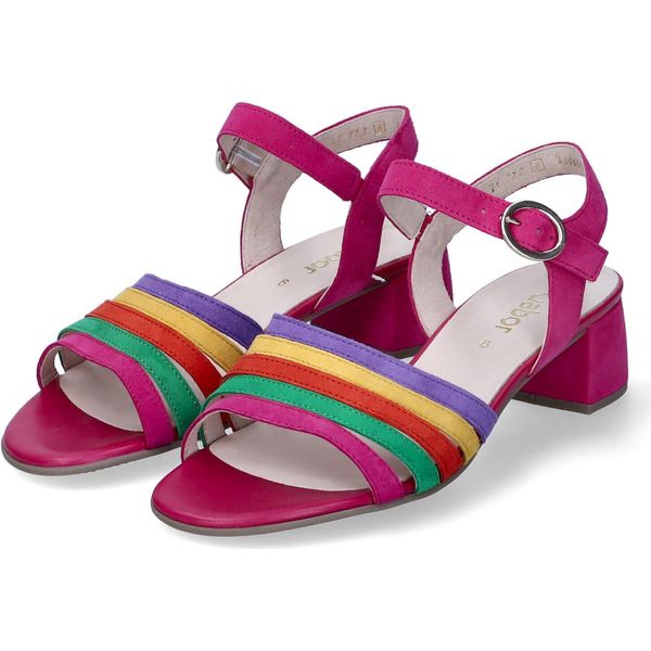 Gabor 41.772 Sandalo Da Donna - Sandali Con Cinturino Rosa Elegante Nuovo-image