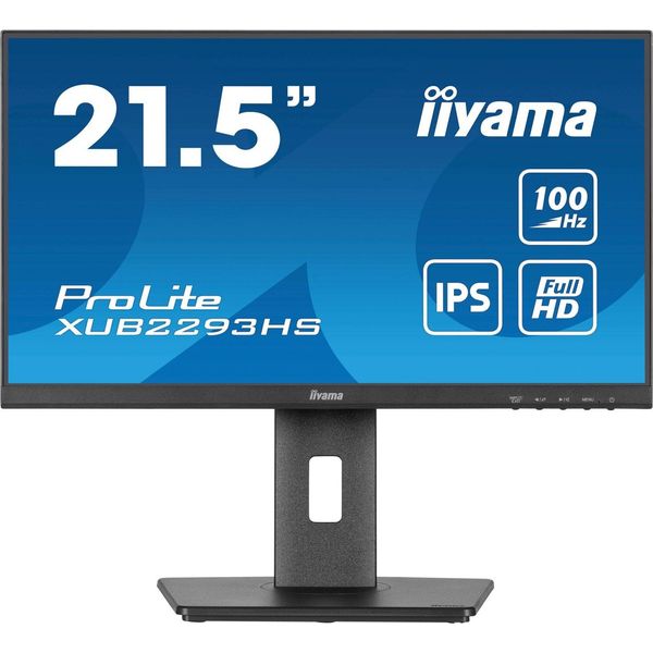 Iiyama Iiyama Prolite 21,5" Ips 3-Side Borderless Monitor Con Supporto Regolabile In Altezza Per Set-Up Multi-Monitor"-image