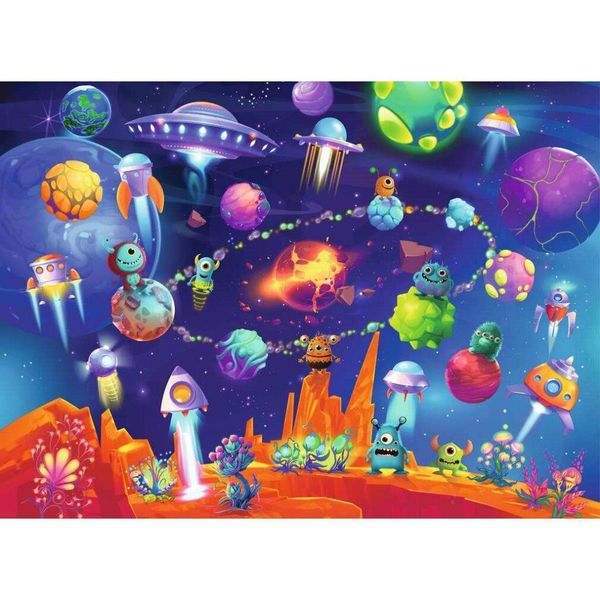 Ravensburger Puzzle Aliens Xl 60 Pezzi-image