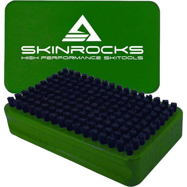 Skinrocks Spazzola Per Sci Basebrush Spazzola Per Cera In Crine Di Cavallo Verde-image