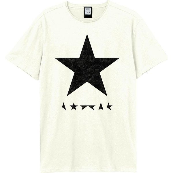 Amplified - Maglietta "Black Star"" Per Uomo/Donna Unisex GD1294 (L) (Bianco)"-image
