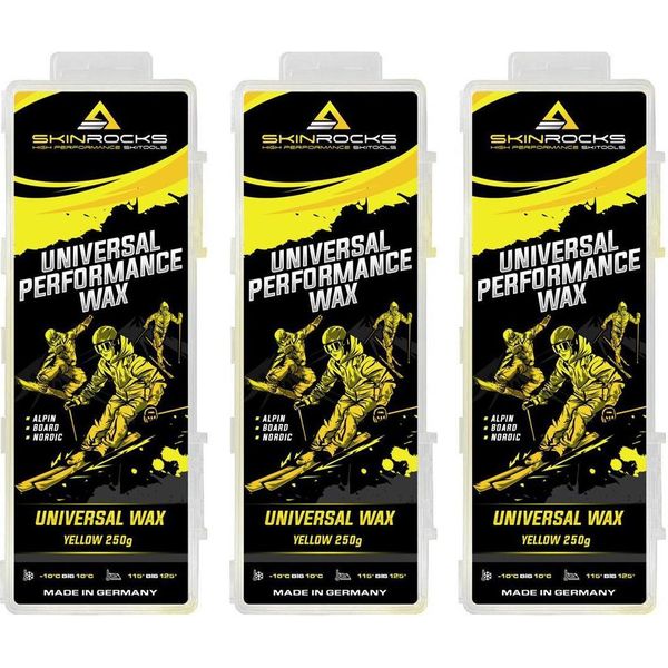 Skinrocks Cera Universale Per Sci Ll Cera Da Stiro Per Snowboard Tutto In Uno 750G Giallo-image