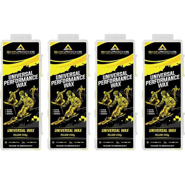 Skinrocks Cera Universale Per Sci Ll Cera Da Stiro Per Snowboard Tutto In Uno Cera 1KG Giallo-image