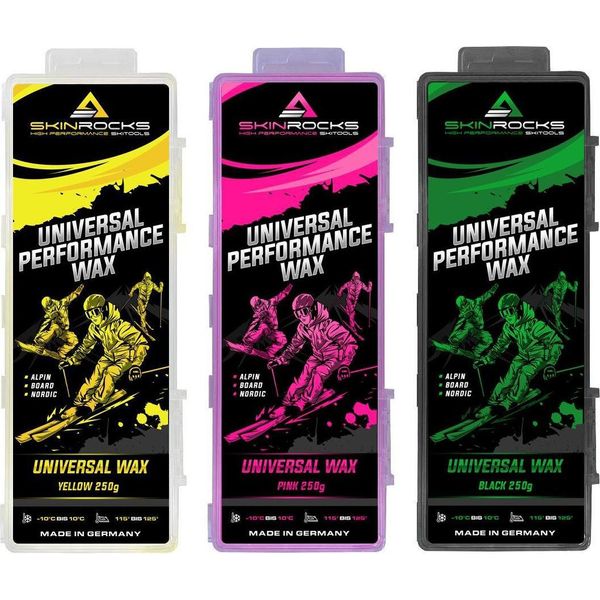 Skinrocks Cera Universale Per Sci E Snowboard Cera Da Stiro All In One 750G Mix Di Colori-image