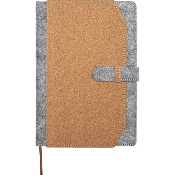 Taccuino "Viviana"", Sughero, Materiale Riciclato, A5 PF4494 (Formato Unico) (Naturale)"-image