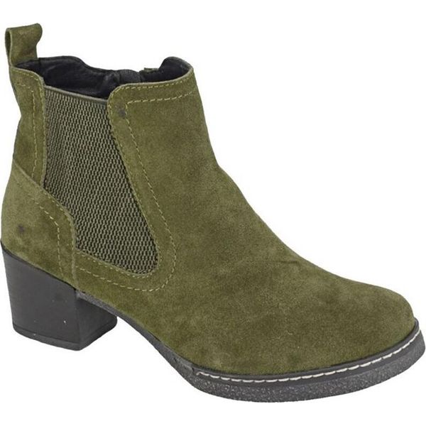 Cipriata - Stivaletti Donna "Alessina"", Camoscio DF2468 (38 Eu) (Verde Cachi)"-image
