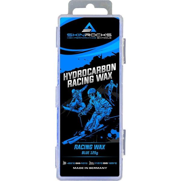 Skinrocks Hydrocarbon Racing Wax Sci Di Fondo Snowboard Cera A Freddo Blu 125G-image