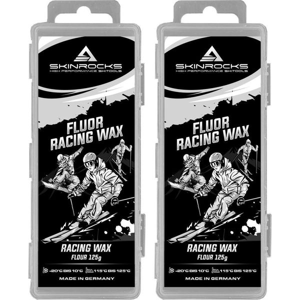 Skinrocks Fluor Racing Wax Mix Glide Wax Sci Di Fondo Snowboard Sciolina Base 250G-image