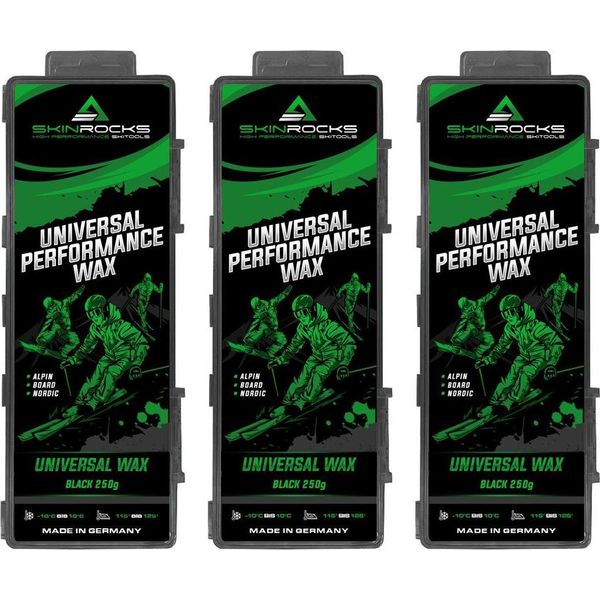 Skinrocks Cera Universale Per Sci Ll Cera Da Stiro Per Snowboard Tutto In Uno 750G Nero-image
