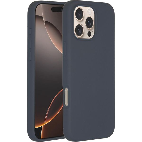 Custodia Per Iphone 16 Pro Max - Silicone - Custodia/Copertura Morbida Accezz - Blu Scuro-image