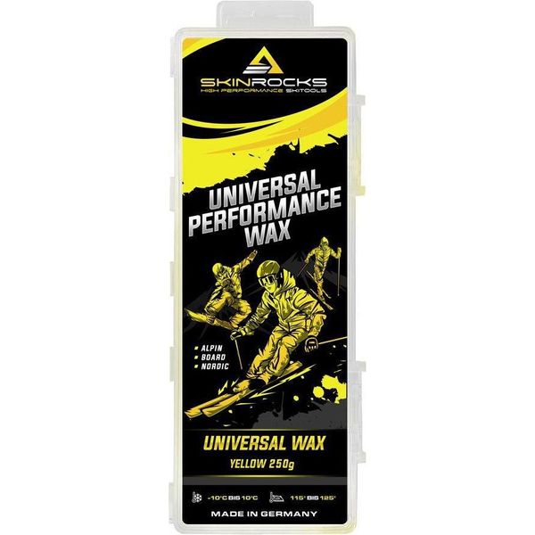 Skinrocks Cera Universale Per Sci Ll Cera Da Stiro Per Snowboard Tutto In Uno Cera 250G Giallo-image