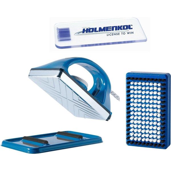 Holmenkol Set Di Cera Da Sci Set Iniziale Di Cera Da Sci 3 Pezzi Per L'inverno-image