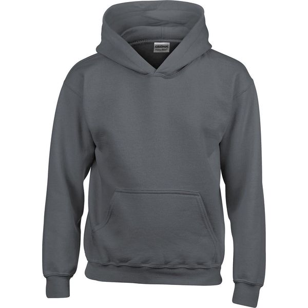 Gildan - Felpa Con Cappuccio Per Bambini RW9816 (152-158) (Charcoal)-image