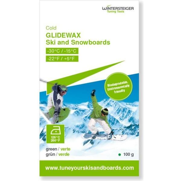 Wintersteiger Glidewax Cera Per Sci Snowboard Cera Per Sci 100G Verde Da -30º A -15º-image