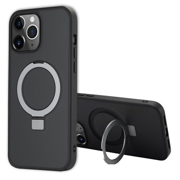 Custodia Per Iphone 13 Pro Max - Plastica - Custodia Rigida/Copertura Posteriore Accezz - Nero-image