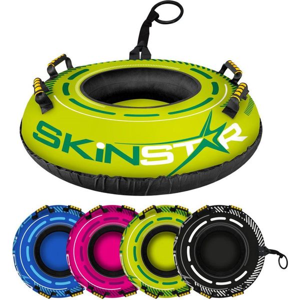 Skinstar Cross Snowtube Ø100Cm Slittino Bob Pneumatico Snow Tube Slittino Pneumatico - Colore: Blu-Azzurro-image