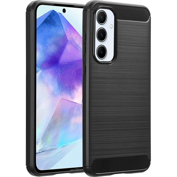 Custodia Samsung Galaxy A55 - Silicone - Imoshion Custodia Morbida/Copertura Posteriore - Nero-image