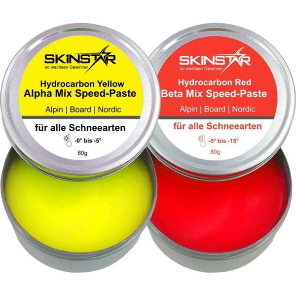 Skinstar Hydrocarbon Alpha-Beta Mix Speed-Paste Set Di Cera Da Sci In Pasta-image
