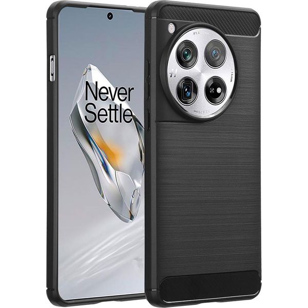 Custodia Oneplus 12 - Silicone - Custodia/Copertura Morbida Imoshion - Nero-image