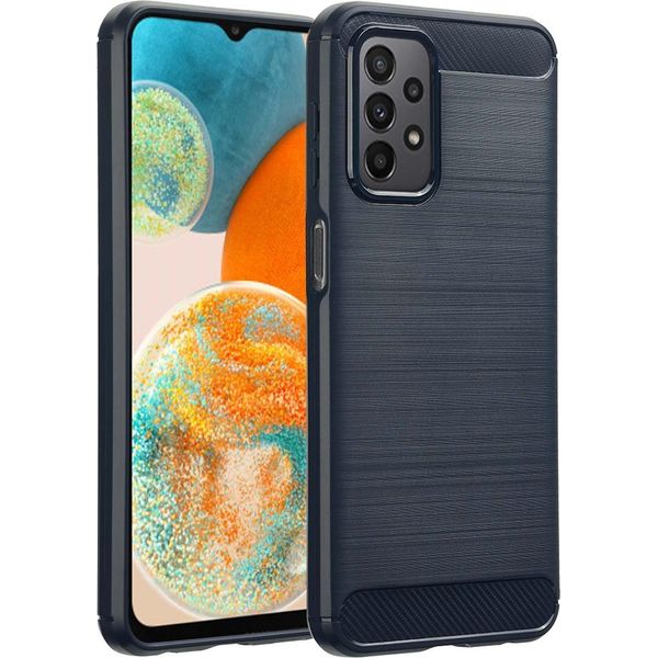 Samsung Galaxy A23 Sleeve - Silicone - Custodia/Copertura Morbida Imoshion - Blu Scuro-image