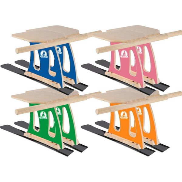 Skibock Race Slittino Da Sci Kit 2 Pezzi Slittino Da Neve Kit Invernale - : Rosa-image