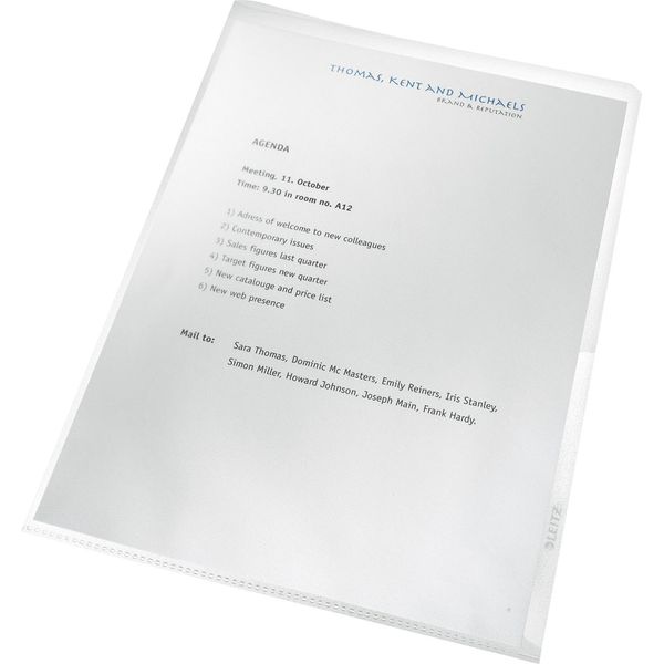 Leitz SichthüLle Re:Cycle 40010003 A4 Pp Farblos 100 St./Pack.-image