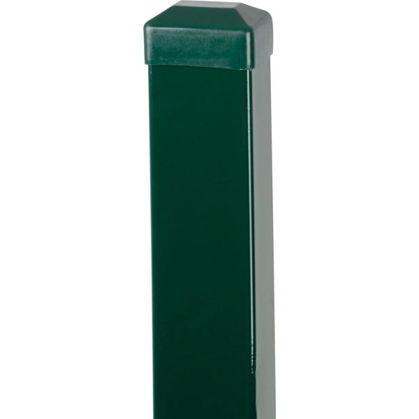 Palo Strend Pro Eurostandard, 1600/60X40/1,25 Mm, Verde, Quadrato, Con Tappo, Zn+Pvc, RAL6005-image