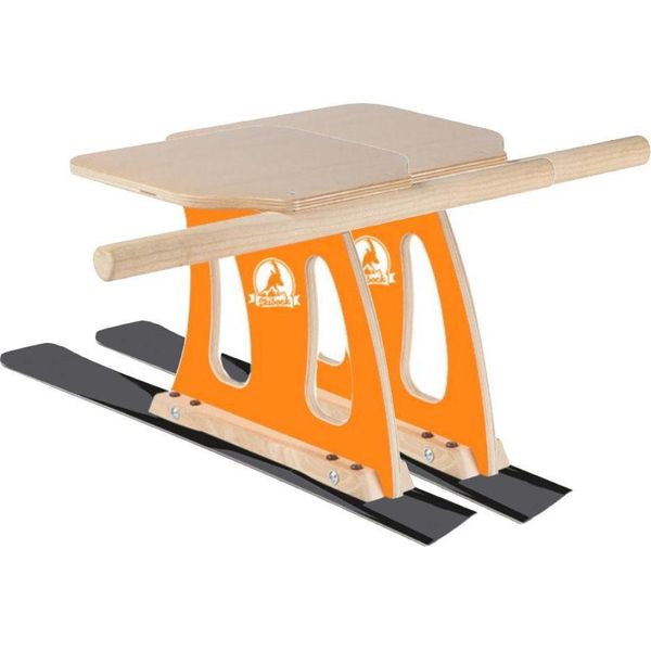 Skibock Race Slittino Da Sci Kit 2 Pezzi Slittino Da Neve Kit Invernale Arancione-image